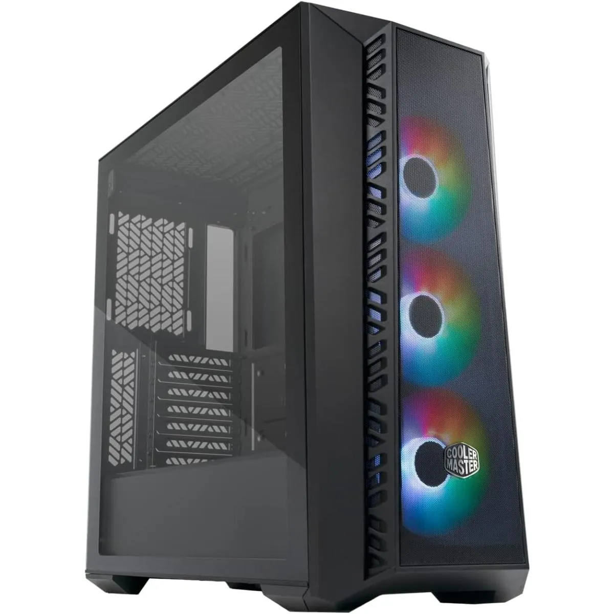 Cooler Master MasterBox 520 Mesh ARGB Mid Tower Tempered Glass Gaming Case w/ 3x CF120 ARGB Pre-installed Fans