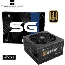 Thermalright (SG-650S) Gold 650W (ATX 3.1) 80 Plus Gold Fixed Cable, Smart Fan - Power Supply