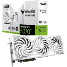 ASUS TUF Gaming GeForce RTX 5070 Ti 16GB GDDR7 White OC Edition - Graphics Card