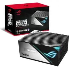 ASUS ROG THOR 1200W Platinum II (ATX 3.0) 80 Plus Platinum Fully Modular Power Supply w/ (12VHPWR) PCIE 5.0 Connector