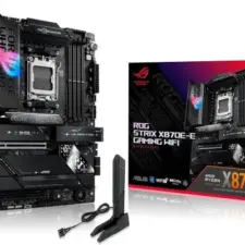 ASUS ROG STRIX X870E-E GAMING WIFI (Wi-Fi 7) AMD RYZEN 7000 8000 9000 Series AM5/DDR5/PCIe 5.0/5xM.2 - ATX Gaming MotherBoard