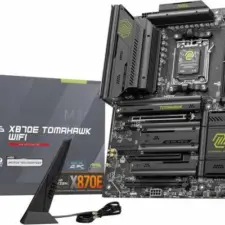 MSI MAG X870E TOMAHAWK WIFI (Wi-Fi 7) AMD RYZEN 7000 8000 9000 Series AM5/DDR5/PCIe 5.0/4xM.2 - ATX Gaming MotherBoard