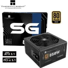 Thermalright (SG-850S) Gold 850W (ATX 3.1) (PCIe 5.1) 80 Plus Gold Fixed Cable, Smart Fan - Power Supply