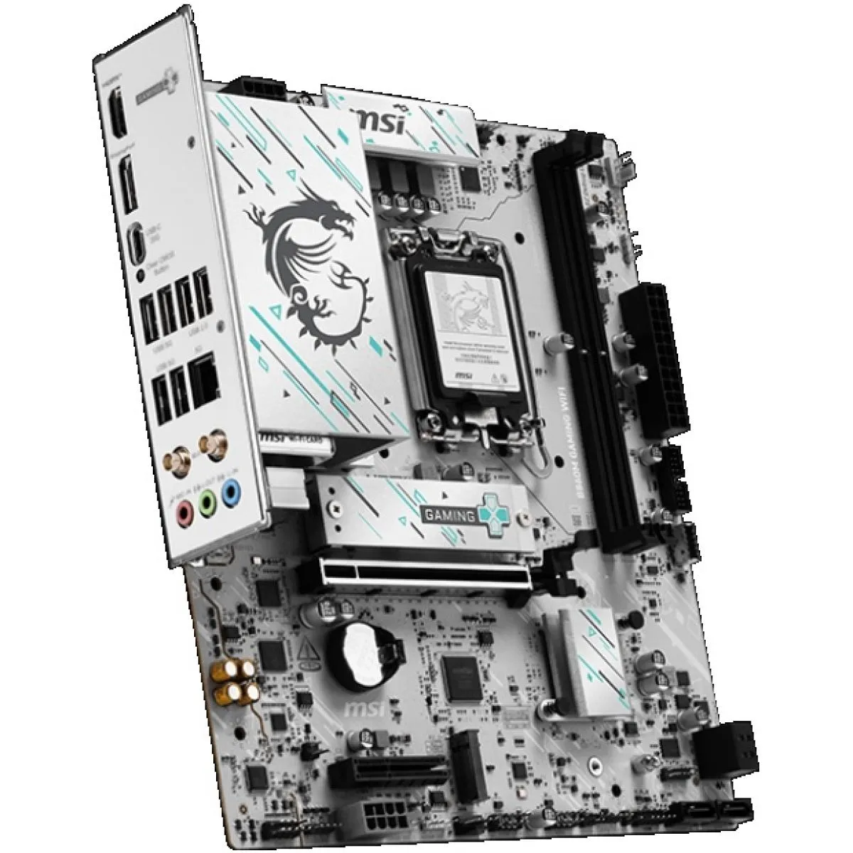 MSI B860M GAMING WIFI, Intel Core Ultra (Series 2), LGA 1851/DDR5/PCIe 5.0/2xM.2 - mATX Gaming MotherBoard - Image 2