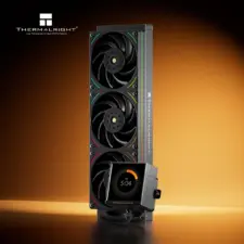 Thermalright Peerless Vision 360 UB ARGB BLACK CPU Liquid Cooler w/ 3.95" IPS LCD Display For Pictures, Videos, Animations, High Performance AIO TL-UB36