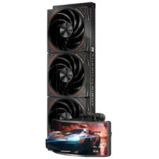 Thermalright Rainbow Vision 360 Turbo ARGB BLACK CPU Liquid Cooler w/ 6.67" OLED UW-FHD+ 60Hz 3D Panoramic Curved Display, High Performance AIO TL-K12-X28-R9
