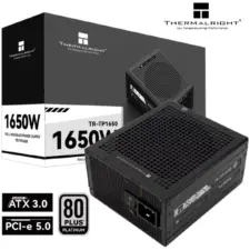 Thermalright (TP1650) Platinum 1650W (ATX 3.0) PCIE 5.0 (12VHPWR) 80 Plus Platinum Full Modular, Smart Fan - Power Supply