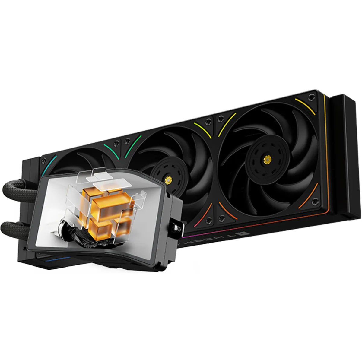Thermalright Wonder Vision 360 UB ARGB CPU Liquid Cooler w/ 6.67" OLED 2K 60Hz 3D Panoramic Curved Display, High Performance AIO w/ 3x TL-UB36 - Image 2