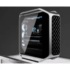 Cooler Master COSMOS ALPHA 2025 (Black) E-ATX Full Tower Tempered Glass Optimal Thermal Performance Case, Sliding Adjustable Fan Bracket w/ Pre-installed Dual Extra-Thick 200x38mm + 120mm Fans & Type-C