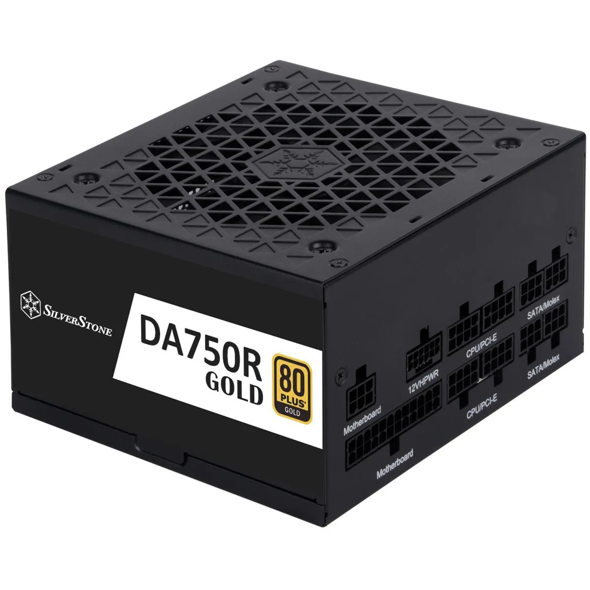 SilverStone DA750R Gold 750W (ATX 3.1) PCIE 5.1 (12V-2x6) 80 Plus Gold Full Modular - High Performance Power Supply - Image 2