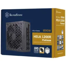 SilverStone HELA 1200R Platinum 1200W (ATX 3.0) PCIE 5.0 (12VHPWR) 80 Plus Platinum Full Modular - High Performance Power Supply