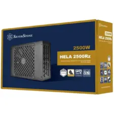 SilverStone HELA 2500Rz Platinum 2500W (ATX 3.1) PCIE 5.1 (12V-2x6 ) 80 Plus Platinum Full Modular - High Performance Power Supply