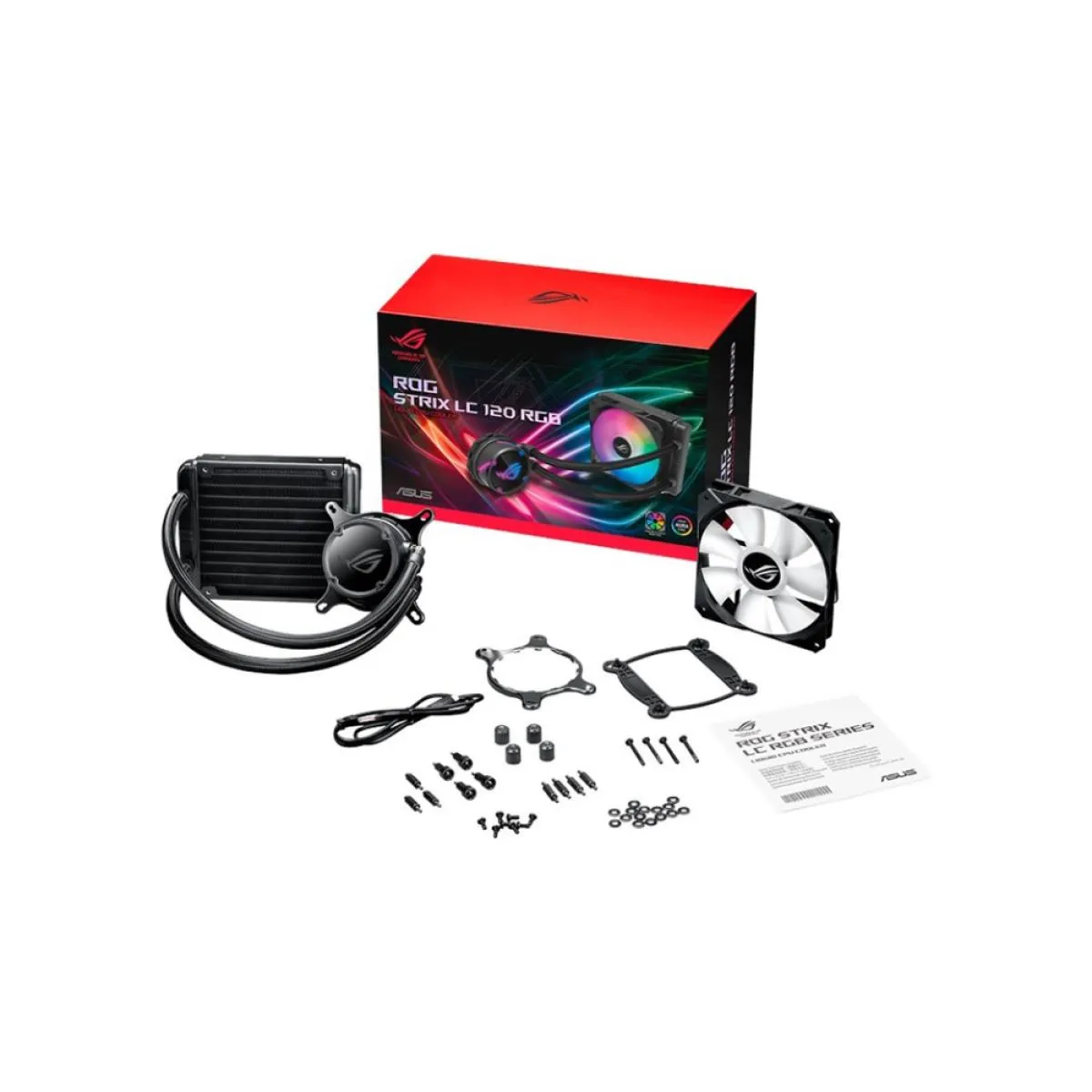 Asus ROG Strix LC120 RGB all-in-one liquid CPU water cooler with Aura Sync, LGA1700 Support - Image 4