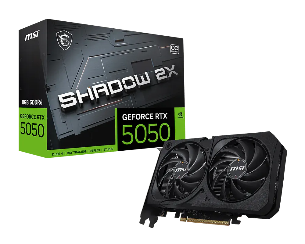 MSI GeForce RTX™ 5050 8G SHADOW 2X OC