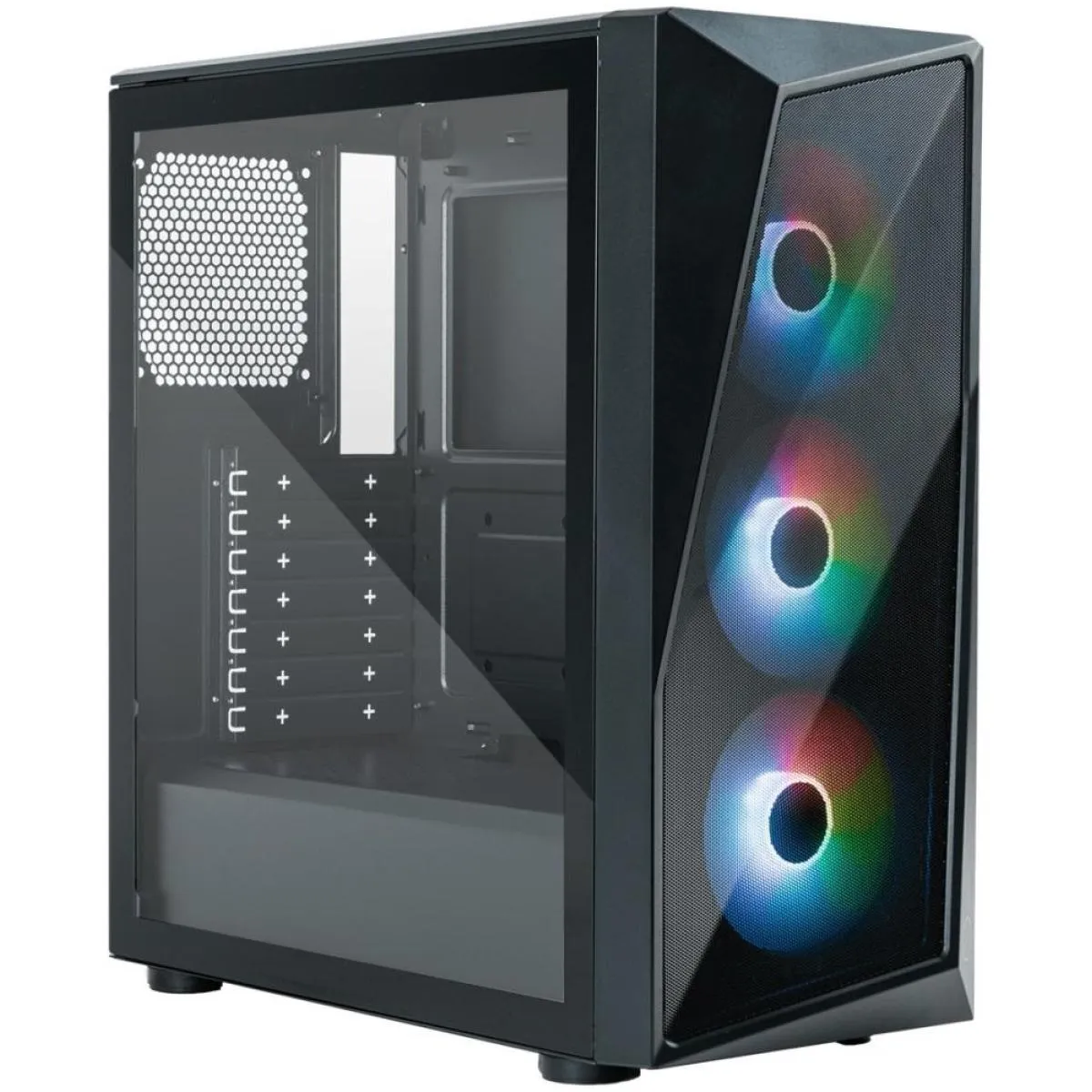 COOLER MASTER CMP 520 ARGB Mid Tower Tempered Glass Gaming Case w/ 3 x120mm ARGB Fan
