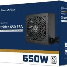SilverStone Strider 650 EFA 230V EU 650W ATX (PS2) 80 Plus White Performance Power Supply w/ Silent 120mm fan