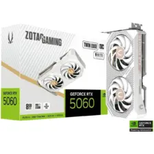 ZOTAC GAMING GeForce RTX 5060 Twin Edge OC White Edition 8GB GDDR7 - Graphics Card